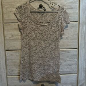 Large lace shirt